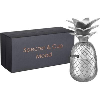 Specter & Cup Ananas Cocktail Gobelet Mood Argent, Verres à cocktail, Argent - Publicité Specter & Cup Ananas Cocktail Gobelet Mood Argent, Verres à cocktail, Argent - Publicité