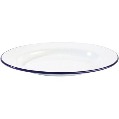 Assheuer + Pott APS Assiette plate en émail - Teller - Publicité Assheuer + Pott APS Assiette plate en émail - Teller - Publicité
