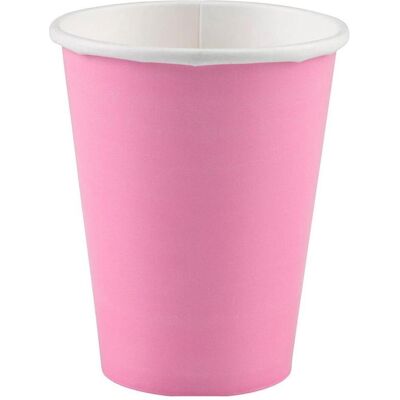 Amscan, Vaisselle de pique-nique, 8 Gobelets Rose 250 ml (8x) - Publicité Amscan, Vaisselle de pique-nique, 8 Gobelets Rose 250 ml (8x) - Publicité