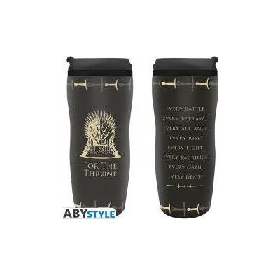 ABYstyle GAME OF THRONES - Mug de voyage Trône, Tasse, Noir, Multicolore - Publicité ABYstyle GAME OF THRONES - Mug de voyage Trône, Tasse, Noir, Multicolore - Publicité