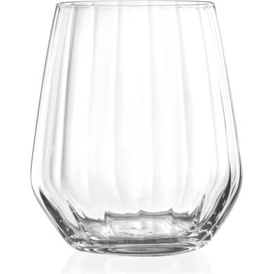 Ensemble de 6 verres d'eau en cristal Luixion Ae Eco Cristallo 43cl - Publicité Ensemble de 6 verres d'eau en cristal Luixion Ae Eco Cristallo 43cl - Publicité