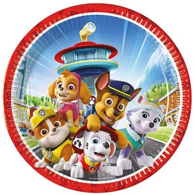 GoDan, Vaisselle de pique-nique, Paw Patrol Pappteller 20 cm 8 Stk (8x) - Publicité GoDan, Vaisselle de pique-nique, Paw Patrol Pappteller 20 cm 8 Stk (8x) - Publicité