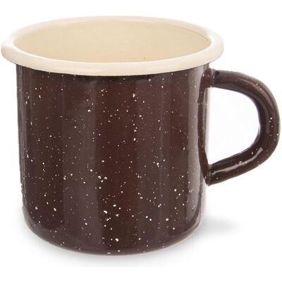 Orion KUBEK EMALIOWANY 400ml 8cm BRĄZOWY RETRO 113162, Tasse, Marron - Publicité Orion KUBEK EMALIOWANY 400ml 8cm BRĄZOWY RETRO 113162, Tasse, Marron - Publicité