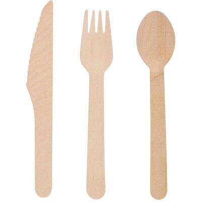 alpina, Vaisselle de pique-nique, Cutlery set 24pc (24x) - Publicité alpina, Vaisselle de pique-nique, Cutlery set 24pc (24x) - Publicité