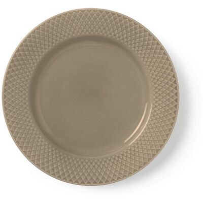 Assiette petit-déjeuner Rhombe Earth de Lyngby - Porcelaine 23cm - Publicité Assiette petit-déjeuner Rhombe Earth de Lyngby - Porcelaine 23cm - Publicité