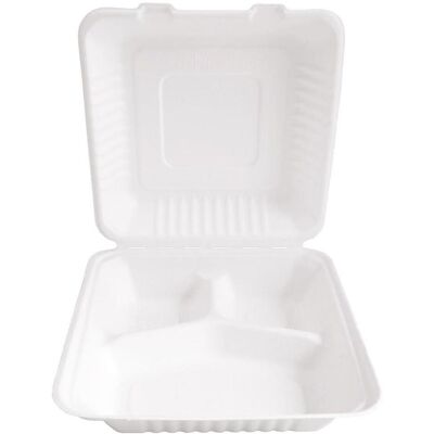 NATUREStar Conteneur alimentaire - Biodégradable, 3 Compartiments - Publicité NATUREStar Conteneur alimentaire - Biodégradable, 3 Compartiments - Publicité