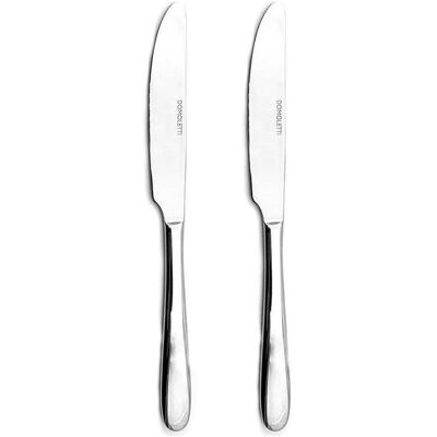 Domoletti 2pcs Set De Couteaux De Cuisine, Couverts, Argent - Publicité Domoletti 2pcs Set De Couteaux De Cuisine, Couverts, Argent - Publicité