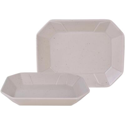 CreaTable Streat Food - Ensemble de Assiettes, Beige - Publicité CreaTable Streat Food - Ensemble de Assiettes, Beige - Publicité
