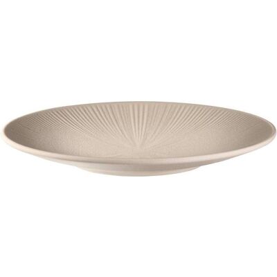 APS NERO Assiette - Grande en mélamine, couleur sable, présentation élégante - Publicité APS NERO Assiette - Grande en mélamine, couleur sable, présentation élégante - Publicité