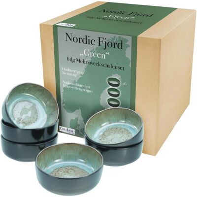 CreaTable Nordic Fjord - Bols - Pack de 6 - Publicité CreaTable Nordic Fjord - Bols - Pack de 6 - Publicité