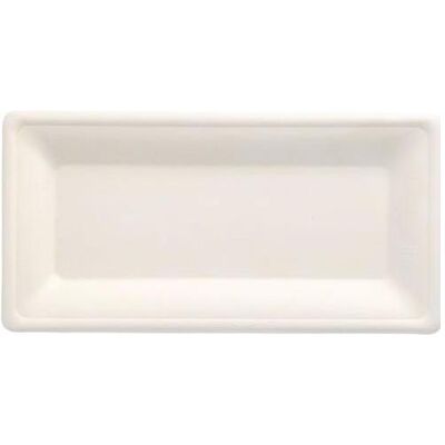 Papstar, Vaisselle de pique-nique, Assiette blanche 26 x 13 x 6,5 cm 50 pièces (50x) - Publicité Papstar, Vaisselle de pique-nique, Assiette blanche 26 x 13 x 6,5 cm 50 pièces (50x) - Publicité