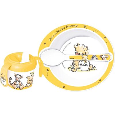 Stor, Vaisselle + couverts pour enfants, - BABY 3-pc. GIFT BOX SET - mug, bowl & spoon - WTP - Publicité Stor, Vaisselle + couverts pour enfants, - BABY 3-pc. GIFT BOX SET - mug, bowl & spoon - WTP - Publicité