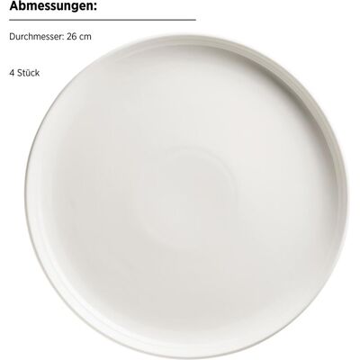 Mäser Taya, Assiettes, Blanc - Publicité Mäser Taya, Assiettes, Blanc - Publicité