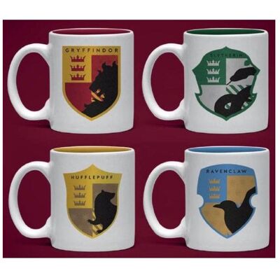 GB Eye Harry Potter: House Pride - Blason (4 Pièces), Tasse - Publicité GB Eye Harry Potter: House Pride - Blason (4 Pièces), Tasse - Publicité