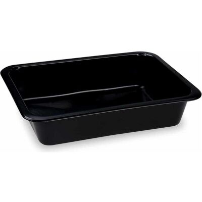 WIMEX Conteneur alimentaire - 1270ml, Rectangulaire, Noir - Publicité WIMEX Conteneur alimentaire - 1270ml, Rectangulaire, Noir - Publicité