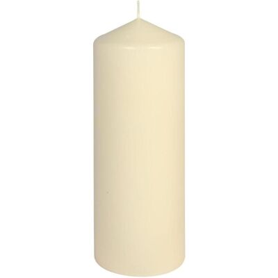 Magni, Bougie, Bougie cylindrique 70 x 200 mm, couleur champagne (1 pcs) - Publicité Magni, Bougie, Bougie cylindrique 70 x 200 mm, couleur champagne (1 pcs) - Publicité