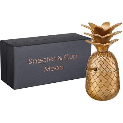 Specter & Cup Tasse à cocktail ananas Mood Gold, Verres à cocktail, Or - Publicité Specter & Cup Tasse à cocktail ananas Mood Gold, Verres à cocktail, Or - Publicité