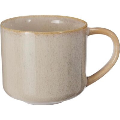 Excellent Houseware Elegantes 4er-Set Steinzeug Becher 332ml - Hochwertiges Keramik Geschirr in Sandfarbe, Tasse, Beige - Publicité Excellent Houseware Elegantes 4er-Set Steinzeug Becher 332ml - Hochwertiges Keramik Geschirr in Sandfarbe, Tasse, Beige - Publicité