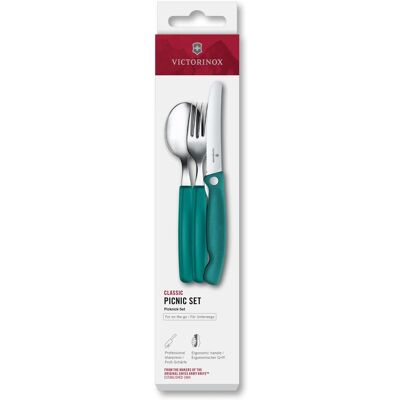 Set de couverts Victorinox Swiss Classic Picnic - 3 pièces - Publicité Set de couverts Victorinox Swiss Classic Picnic - 3 pièces - Publicité