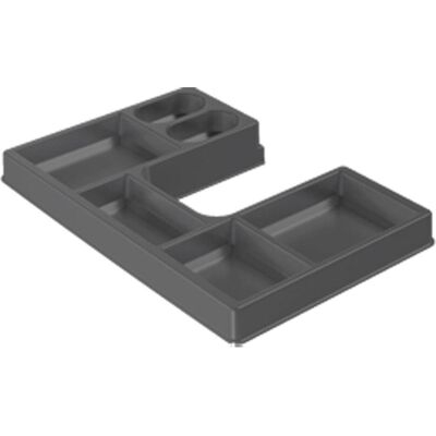 Hettich OrgaTray 510, Range-couverts, Gris - Publicité Hettich OrgaTray 510, Range-couverts, Gris - Publicité