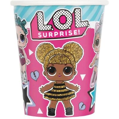 Gobelets Rose LOL Surprise! - Cups - Publicité Gobelets Rose LOL Surprise! - Cups - Publicité