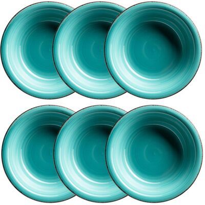 Mäser Lumaca, Assiettes, Bleu - Publicité Mäser Lumaca, Assiettes, Bleu - Publicité