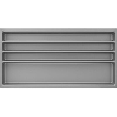 Agoform Range-couverts Scoop II 474x816x59mm, Range-couverts plastique argenté, Range-couverts, Argent - Publicité Agoform Range-couverts Scoop II 474x816x59mm, Range-couverts plastique argenté, Range-couverts, Argent - Publicité
