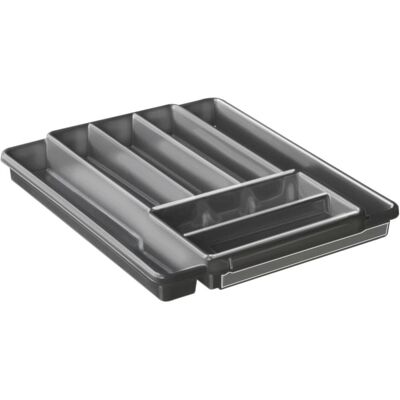 Rotho Domino anthracite, Range-couverts, Gris - Publicité Rotho Domino anthracite, Range-couverts, Gris - Publicité