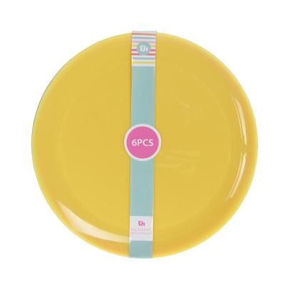 Excellent Houseware Set d'assiettes 6 pièces 21 Cm, Assiettes - Publicité Excellent Houseware Set d'assiettes 6 pièces 21 Cm, Assiettes - Publicité