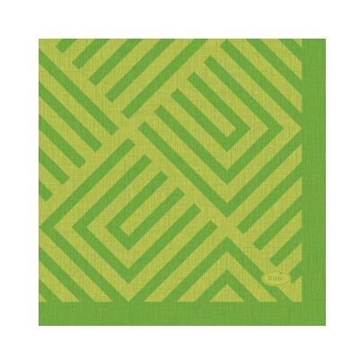 Duni, Serviettes de table, Servettes Mosaïque Kiwi 24X24 cm (24 x 24 cm) - Publicité Duni, Serviettes de table, Servettes Mosaïque Kiwi 24X24 cm (24 x 24 cm) - Publicité