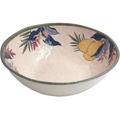 Rose Tulipani Ciotola Limu, Saladier + bol, Multicolore - Publicité Rose Tulipani Ciotola Limu, Saladier + bol, Multicolore - Publicité