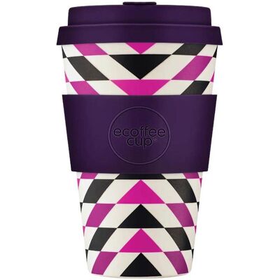 Ecoffee Coffee to go, gobelet réutilisable - Fancy Wang, Tasse, Multicolore, Blanc, Noir, Violet, Pink - Publicité Ecoffee Coffee to go, gobelet réutilisable - Fancy Wang, Tasse, Multicolore, Blanc, Noir, Violet, Pink - Publicité
