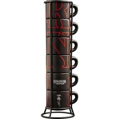 Bialetti Espressotasse Stranger Things, Tasse, Noir, Rouge - Publicité Bialetti Espressotasse Stranger Things, Tasse, Noir, Rouge - Publicité