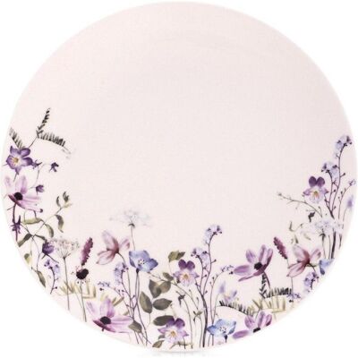 Lumarko Assiette à dîner en porcelaine fine, blanche, à motifs floraux, décorative, ORION, ronde, 24 cm, Assiettes, Blanc - Publicité Lumarko Assiette à dîner en porcelaine fine, blanche, à motifs floraux, décorative, ORION, ronde, 24 cm, Assiettes, Blanc - Publicité