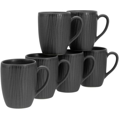 Creatable Vesuvio Black Ensemble de Tasses à Café - 6 pcs, 300 ml - Publicité Creatable Vesuvio Black Ensemble de Tasses à Café - 6 pcs, 300 ml - Publicité