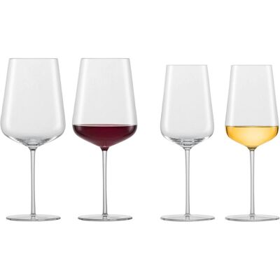 Set de Verres à Vin Zwiesel Vervino - 4 pièces, Cristal, Transparent - Publicité Set de Verres à Vin Zwiesel Vervino - 4 pièces, Cristal, Transparent - Publicité