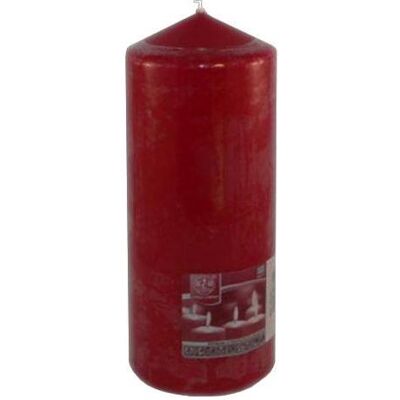 Magni, Bougie, Bougie cylindrique Idena / 20 x 7,5 cm / Bordeaux, cire, rouge, 8,1 x 7,8 x 19,5 cm (1 pcs) - Publicité Magni, Bougie, Bougie cylindrique Idena / 20 x 7,5 cm / Bordeaux, cire, rouge, 8,1 x 7,8 x 19,5 cm (1 pcs) - Publicité