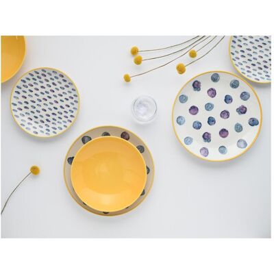 CREATABLE Maisie Bunt, Tellerset 12-tlg - Ensemble de vaisselle - Publicité CREATABLE Maisie Bunt, Tellerset 12-tlg - Ensemble de vaisselle - Publicité