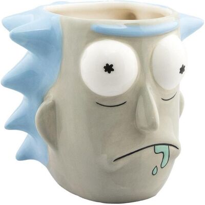 ABYstyle - Rick and MORTY - Rick Sanchez 3D Mug, Tasse, Multicolore, Bleu, Beige - Publicité ABYstyle - Rick and MORTY - Rick Sanchez 3D Mug, Tasse, Multicolore, Bleu, Beige - Publicité