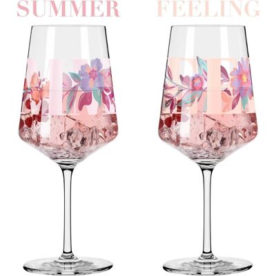 Ritzenhoff PROM Sommersonett Sprizz 2er-Set C. Oliveria F26, Verres à cocktail, Multicolore - Publicité Ritzenhoff PROM Sommersonett Sprizz 2er-Set C. Oliveria F26, Verres à cocktail, Multicolore - Publicité
