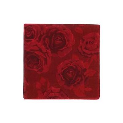 Duni, Serviettes de table, Servettes Rich Roses 24X24 Cm (24 x 24 cm) - Publicité Duni, Serviettes de table, Servettes Rich Roses 24X24 Cm (24 x 24 cm) - Publicité
