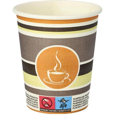 Papstar 90128 - Marron - Tasse à emporter pour café - Publicité Papstar 90128 - Marron - Tasse à emporter pour café - Publicité