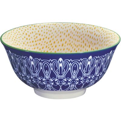 6x Cilio Bowl Amici Poissons porcelaine 500 ml, Saladier + bol, Multicolore - Publicité 6x Cilio Bowl Amici Poissons porcelaine 500 ml, Saladier + bol, Multicolore - Publicité