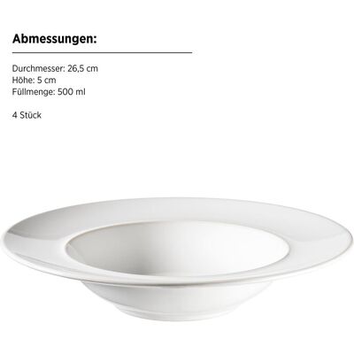 Ensemble de vaisselle Mäser Unico - Style scandinave moderne pour 4 - Publicité Ensemble de vaisselle Mäser Unico - Style scandinave moderne pour 4 - Publicité