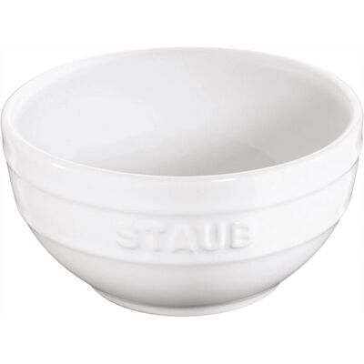 Bol en Céramique Staub 18cm Blanc - Bol - Publicité Bol en Céramique Staub 18cm Blanc - Bol - Publicité