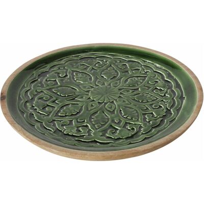 Boltze Home Grelo, Assiettes, Vert - Publicité Boltze Home Grelo, Assiettes, Vert - Publicité
