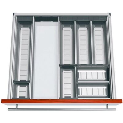 Blum ZSI.60VEI7 IG/G ORGA-LINE set de bacs, Range-couverts, Gris - Publicité Blum ZSI.60VEI7 IG/G ORGA-LINE set de bacs, Range-couverts, Gris - Publicité