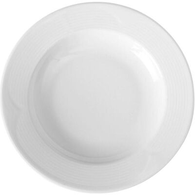 Assiette en porcelaine blanche Hendi Ø220 mm Lot de 12 - Publicité Assiette en porcelaine blanche Hendi Ø220 mm Lot de 12 - Publicité