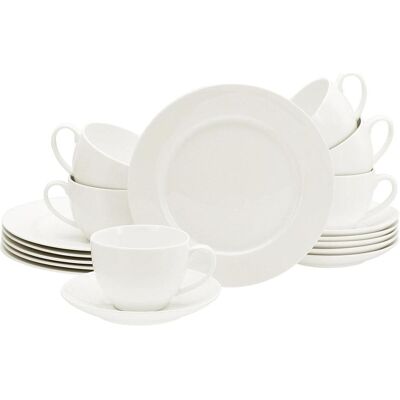 CreaTable Fleur Royal - motif Fleur Royal - 18 pièces - ensemble café - service de vaisselle - Publicité CreaTable Fleur Royal - motif Fleur Royal - 18 pièces - ensemble café - service de vaisselle - Publicité