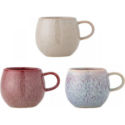 Bloomingville - Tasse Addison - Rose - Grès, Tasse, Rose - Publicité Bloomingville - Tasse Addison - Rose - Grès, Tasse, Rose - Publicité